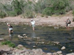 The river crossing, it felt good going back across